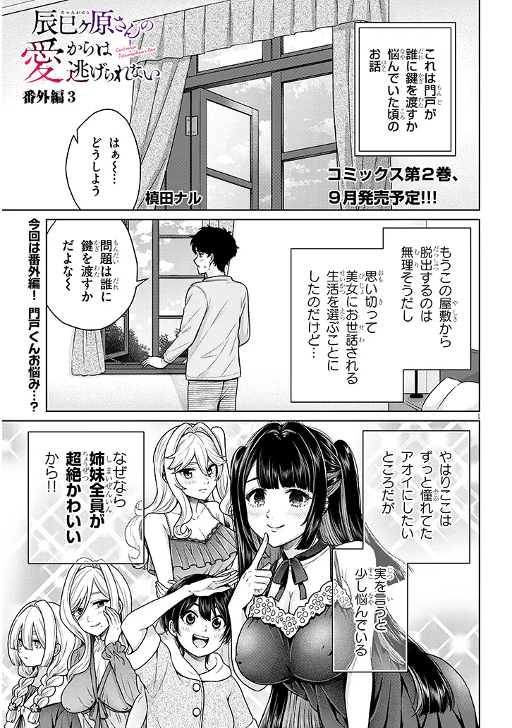 辰巳ヶ原さんの愛からは逃げられない 第10.3話 - Page 1