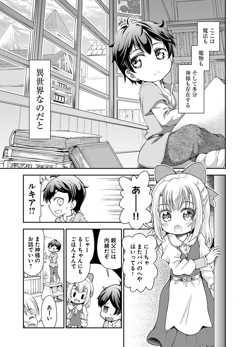 てのひら開拓村で異世界建国記～増えてく嫁たちとのんびり無人島ライフ～ 第1話 - Page 13