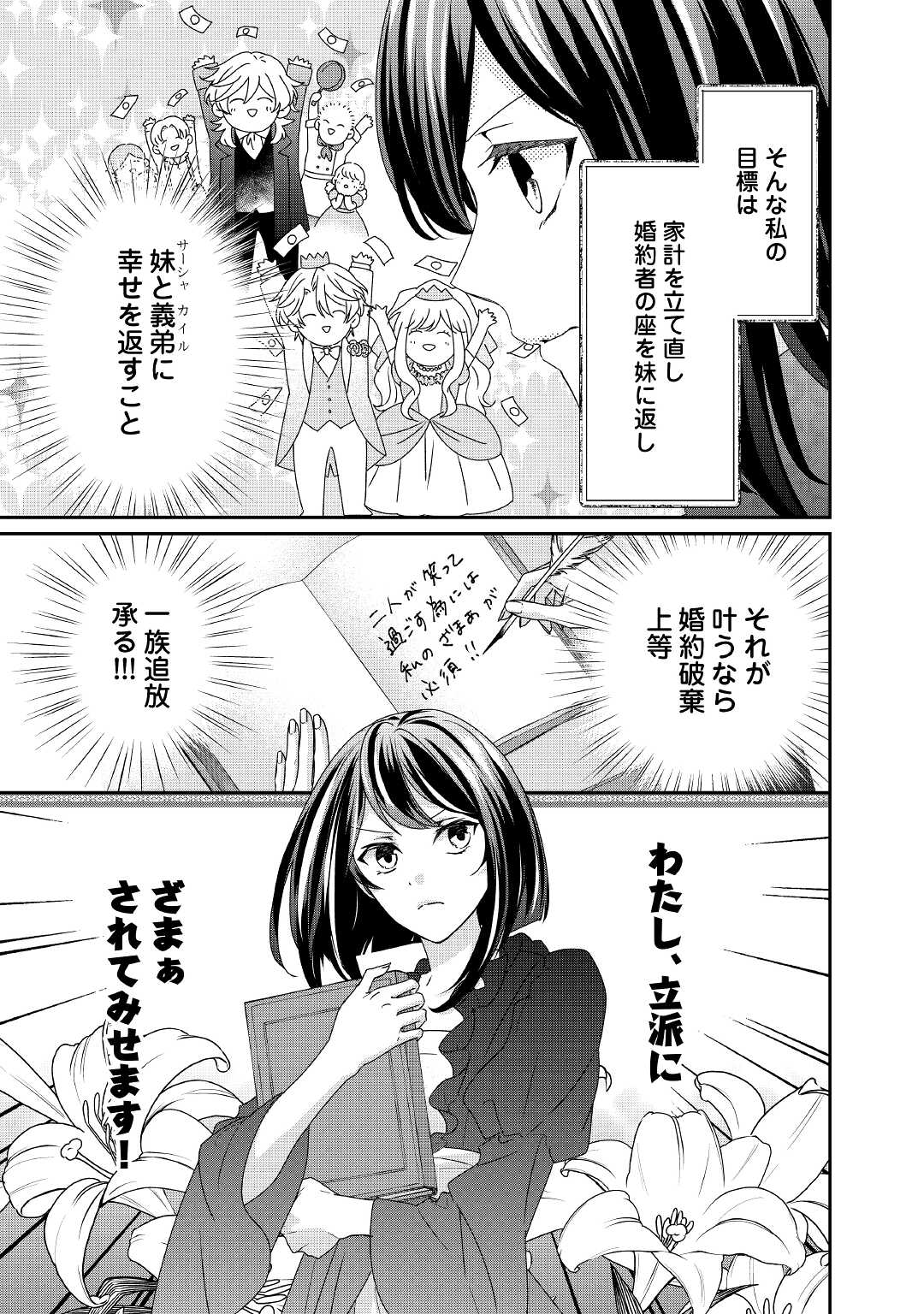 転生侯爵令嬢奮闘記 わたし 第15話 - Page 3