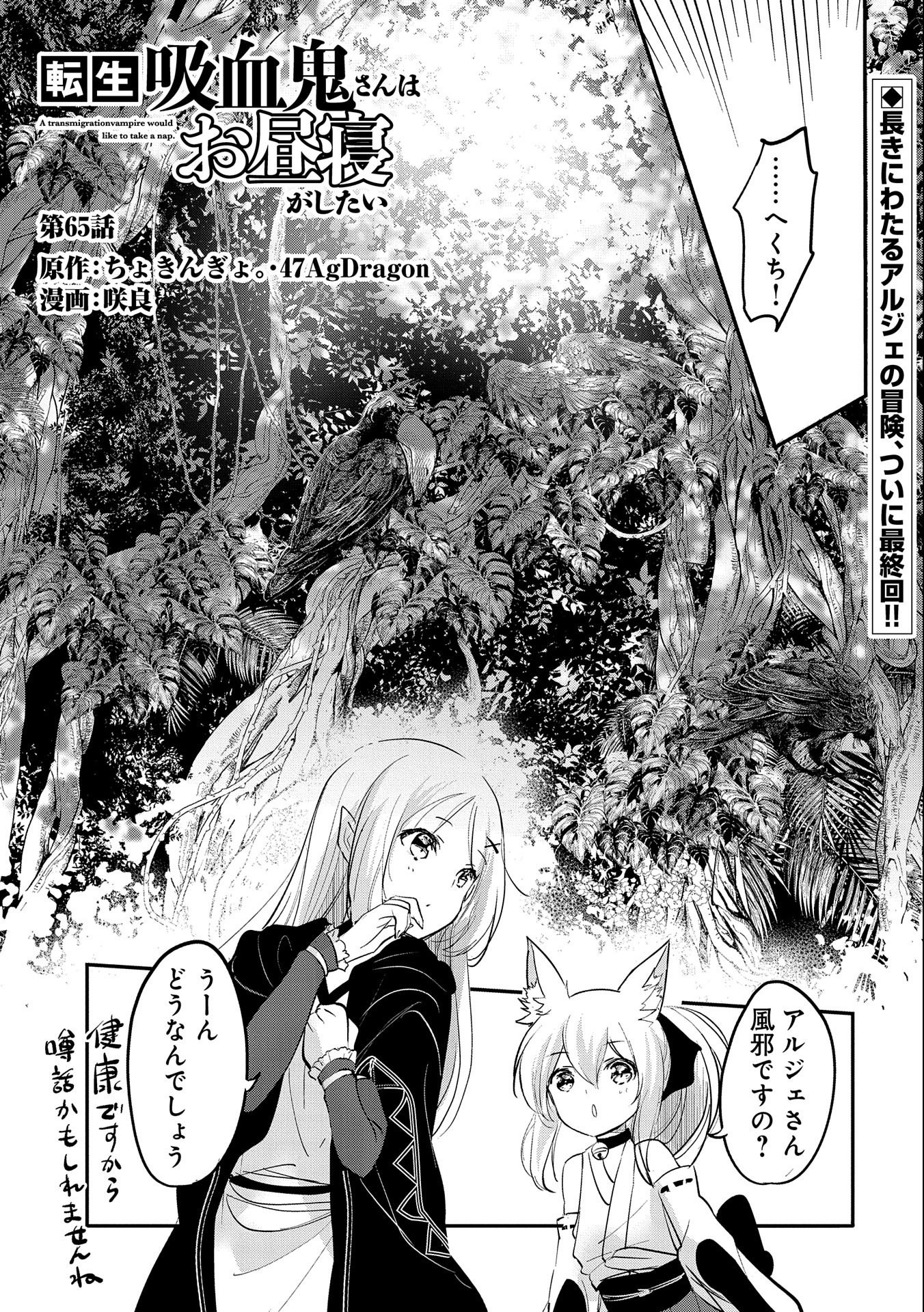 転生吸血鬼さんはお昼寝がしたい 第65話 - Page 1