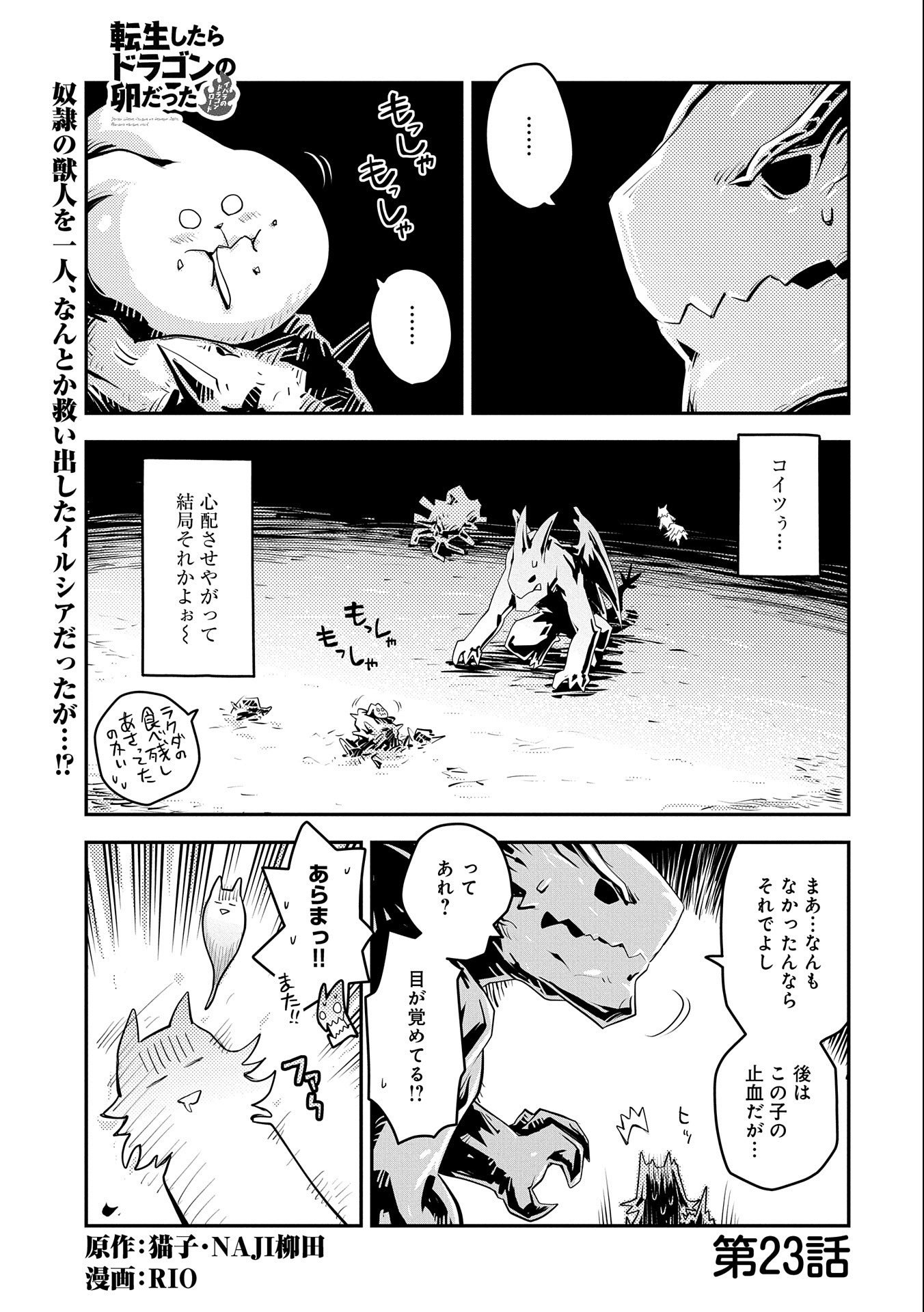 転生したらドラゴンの卵だった~最強以外目指さねぇ~ 第23話 - Page 1