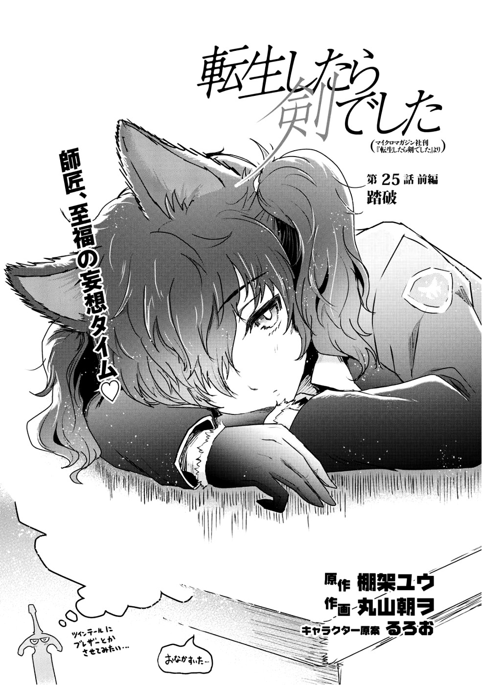 転生したら剣でした 第25.1話 - Page 1