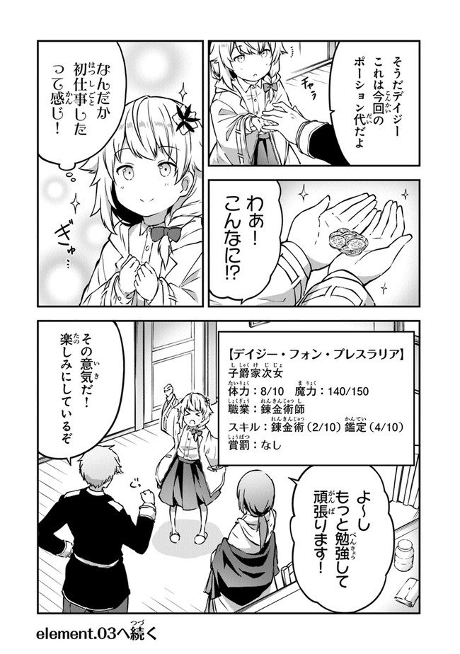 王都の外れの錬金術師 ～ハズレ職業だったので、のんびりお店経営します～ 第2話 - Page 34