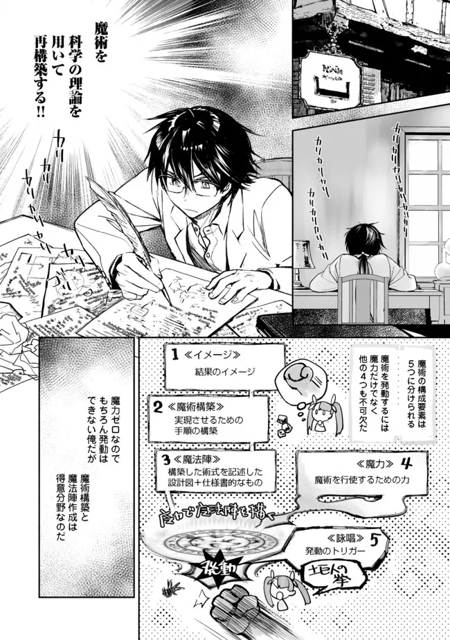 魔力ゼロの最強魔術師～やはりお前らの魔術理論は間違っているんだが？～＠ＣＯＭＩＣ 第2.2話 - Page 1