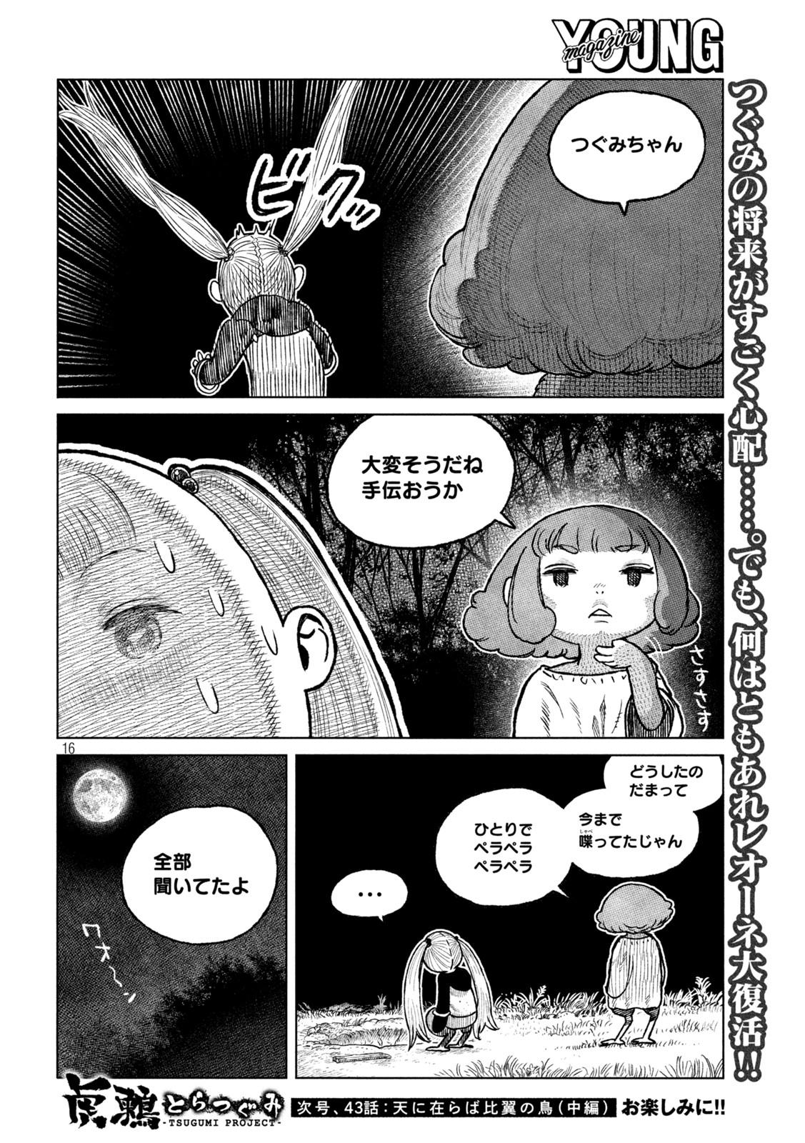 虎鶫とらつぐみ-TSUGUMIPROJECT- 第42話 - Page 16