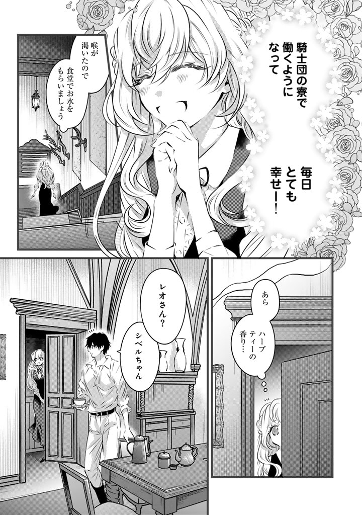 追放された騎士好き聖女は今日も幸せ 真の聖女らしい義妹をいじめたという罪で婚約破棄されたけど、憧れの騎士団の寮で働けることになりました！ 第3話 - Page 11