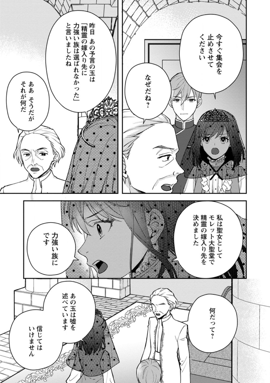 ヴェールの聖女～醜いと誤解された聖女、イケメン護衛騎士に溺愛される～ 第7.3話 - Page 7