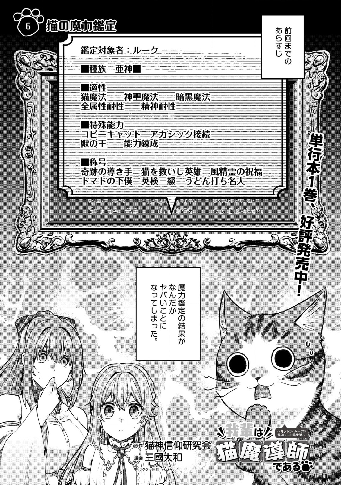 我輩は猫魔導師である～キジトラ・ルークの快適チート猫生活～ 第6話 - Page 2