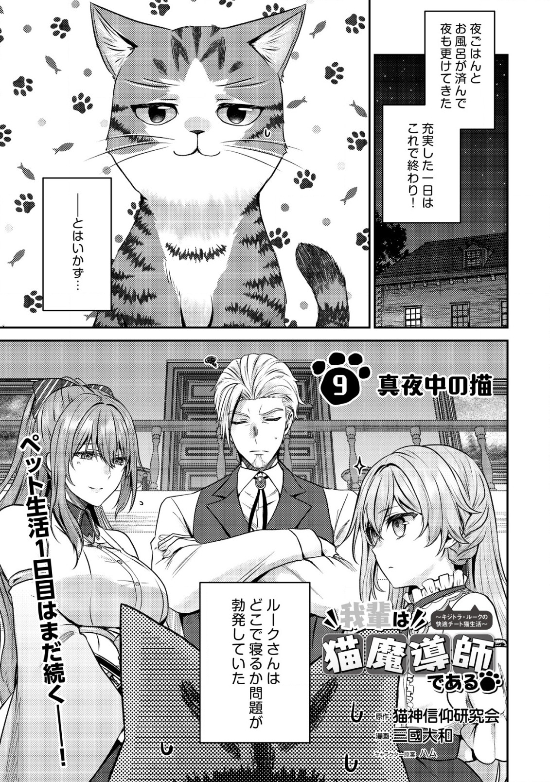 我輩は猫魔導師である～キジトラ・ルークの快適チート猫生活～ 第9.1話 - Page 1