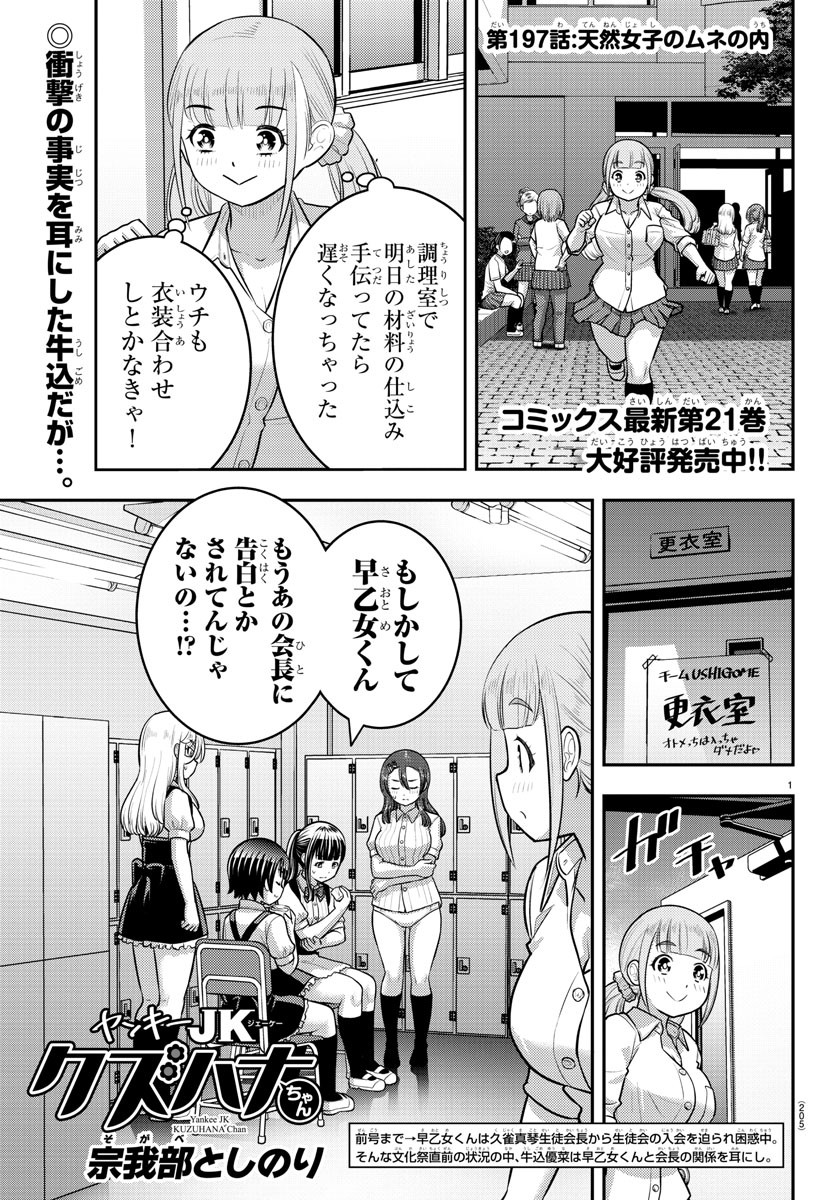 ヤンキーJKクズハナちゃん 第197話 - Page 1