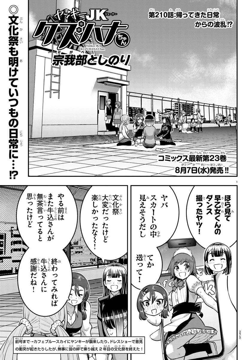 ヤンキーJKクズハナちゃん 第210話 - Page 1