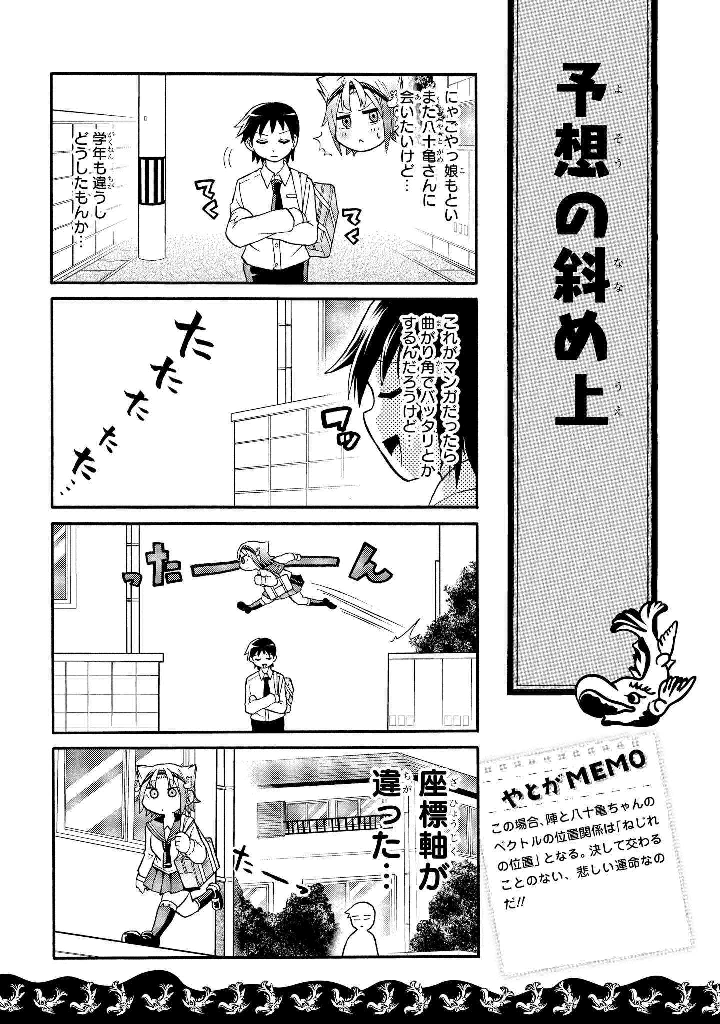 八十亀ちゃんかんさつにっき 第2話 - Page 3