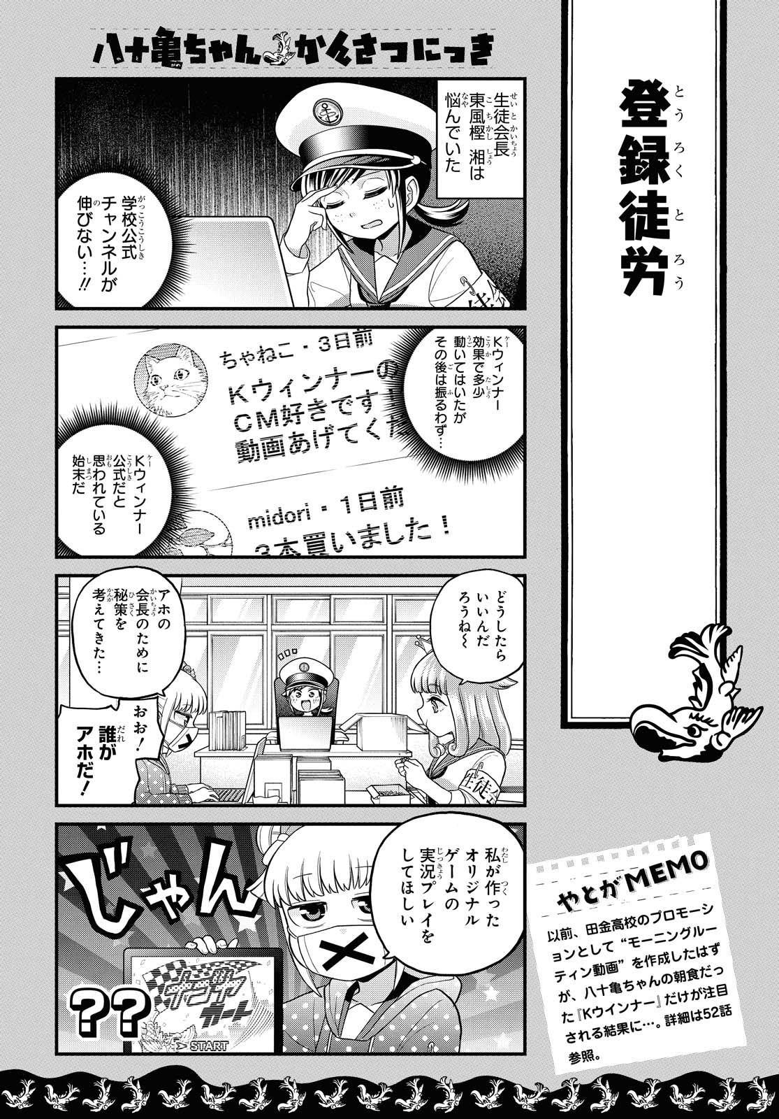 八十亀ちゃんかんさつにっき 第56.1話 - Page 2