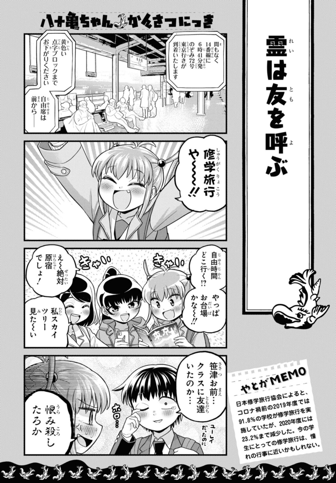 八十亀ちゃんかんさつにっき 第68.1話 - Page 2