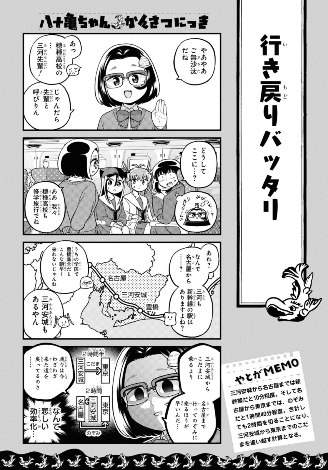 八十亀ちゃんかんさつにっき 第69.1話 - Page 2