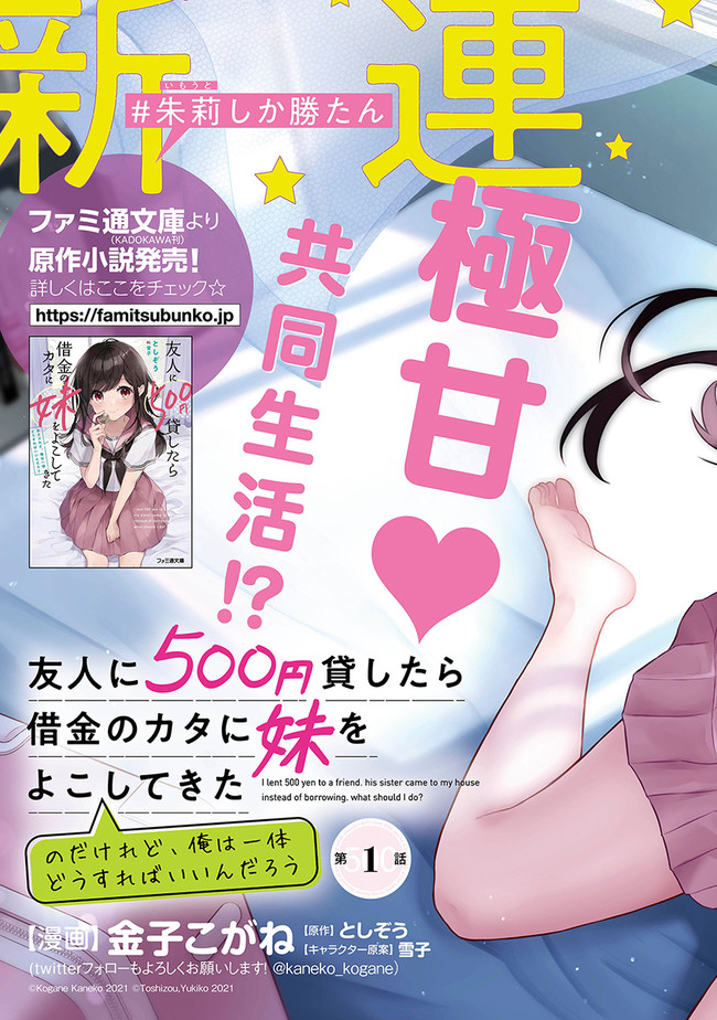 友人に500円貸したら借金のカタに妹をよこしてきたのだけれど、俺は一体どうすればいいんだろう 第1話 - Page 4