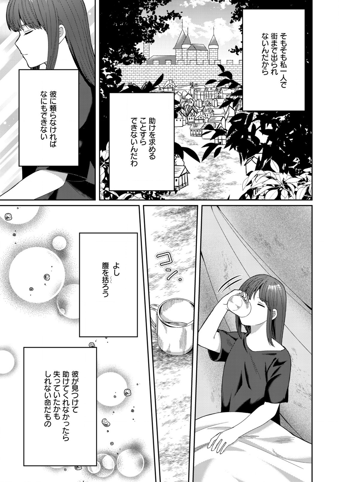 雑草聖女の逃亡～隣国の魔術師と偽夫婦になって亡命します～ 第3.2話 - Page 10